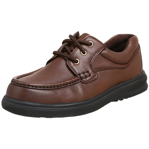 Hush Puppies Men's Gus Leather Shoes - Tan, 8