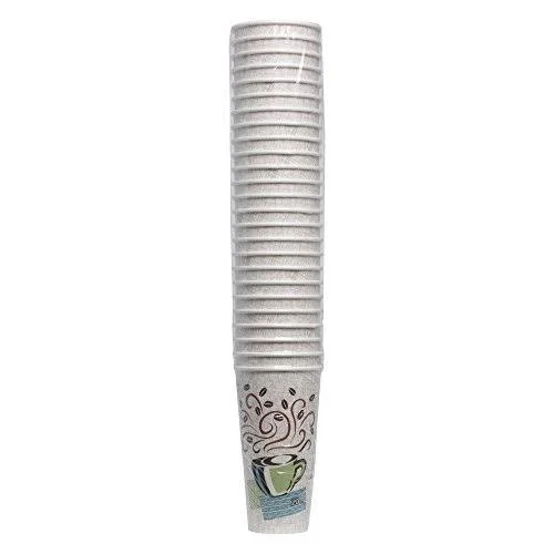 Dixie Hot Cups - Paper, 20oz, Coffee Dreams Design, 25/Pack, 20 Packs/Carton