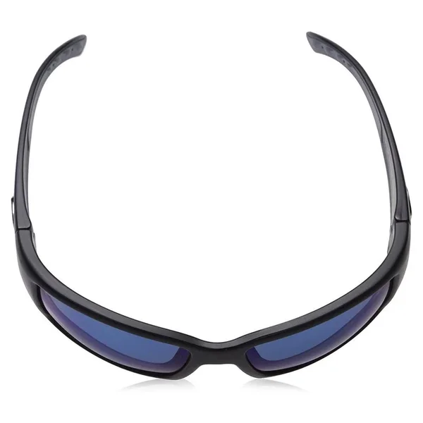 Costa Del Mar Blackfin Black Sunglasses, Blue Mirror 580p
