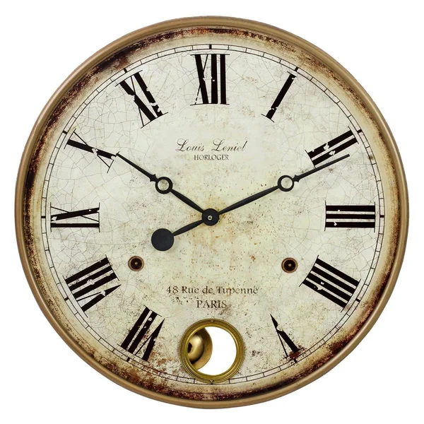 Aspire Home Accents 22x22 Raleigh Pendulum Wall Clock, Brown