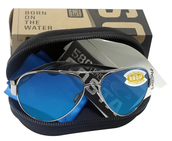Costa Del Mar South Point Palladium - Blue Mirror 580P Sunglasses