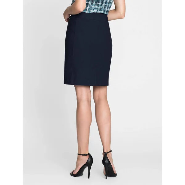 Wonderstretch Skirt Pants - Nic+Zoe 12, Dark Indigo