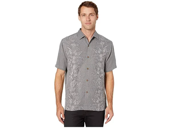 Tommy Bahama Kamari Border Short-Sleeve Woven Shirt - Size S, Msrp