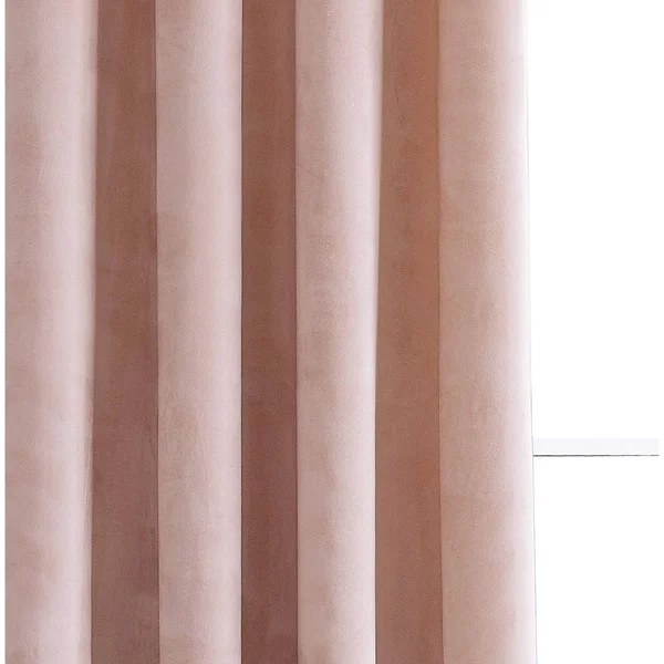 Regency 126x22 Grommet Room Darkening Window Curtain Panel in Dusty Blue