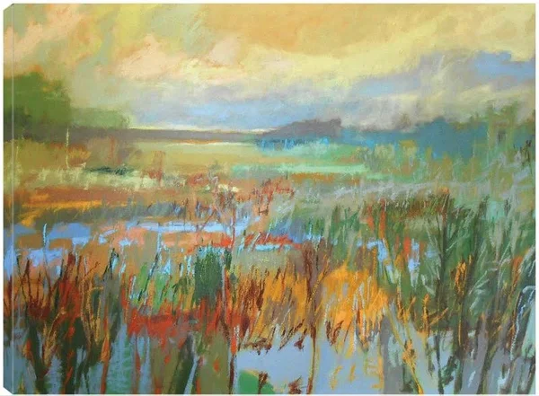 Marsh in May Canvas Art by Jane Schmidt 32x24 Fineartcanvas