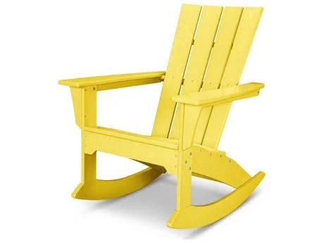 POLYWOOD Quattro Adirondack Rocker: Mahogany - 20.50" x 16.75" x 17.75"