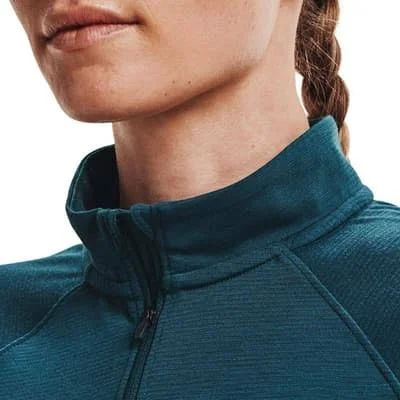 Under Armour Streaker Half Zip Long-Sleeved Top Blue Women - Xs