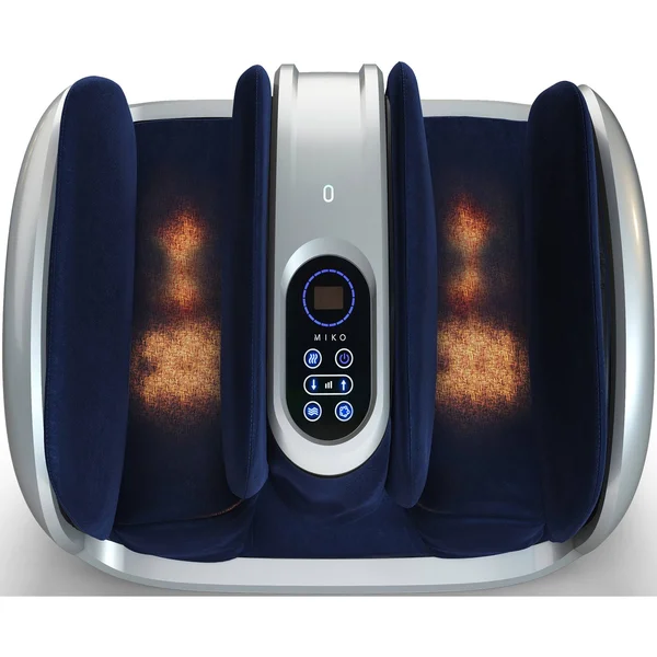 Miko Foot Massager Shiatsu Machine with Multi-Pressure Settings - Vibration, Deep-Kneading, Heat and Wireless Remote- Alleviate D