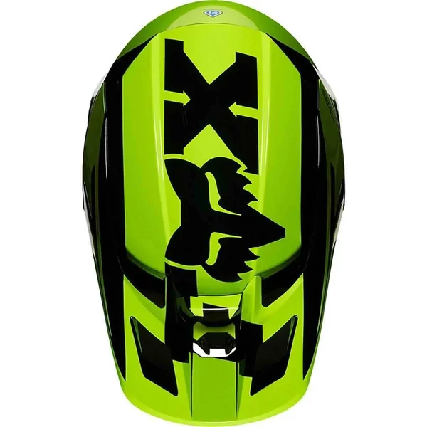 Fox Racing V2 Hayl Helmet Large Flame Red