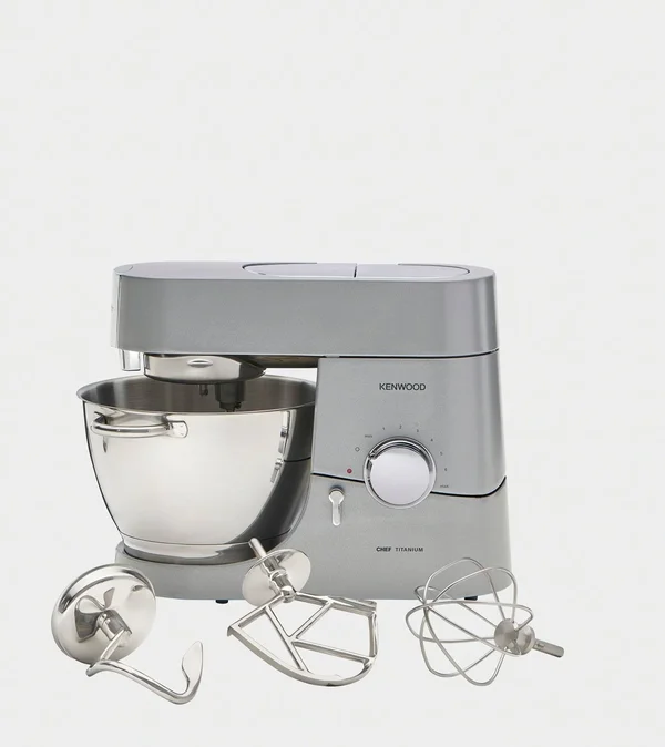 Kenwood KMC011 5 Quart Chef Titanium Kitchen Machine - Stainless Steel