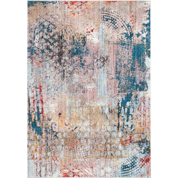Safavieh MNY658E Monray Blue, Multi Area Rug - 3& x 5&