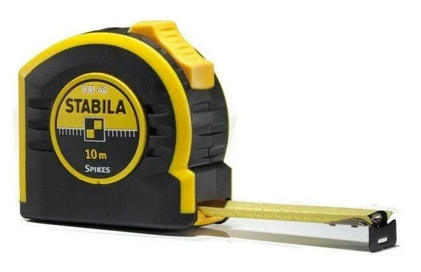 Stabila 17747 Carded BM 40 Double-Sided Scale 32 10/12ft Measuring Tape