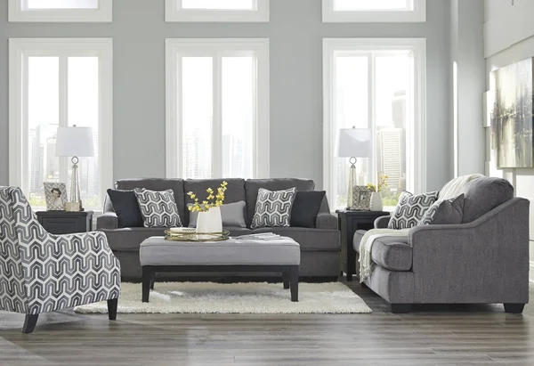 Signature Design by Ashley Gilmer Gunmetal Accent Chair