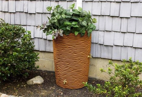 Impressions 65 Gallon Palm Rain Saver - Sandstone