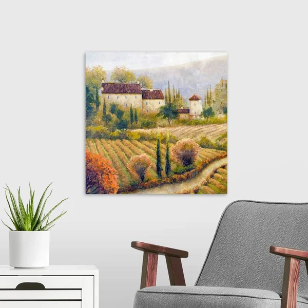 Tuscany Vineyard I - Canvas Wall Art, 20x20, Great Big Canvas