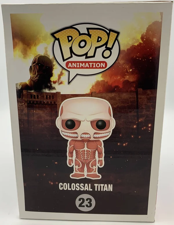 Funko Pop! Animation - Attack on Titan Vinyl Figure - Colossal Titan (Black/White - 6 in)*Exclusive*