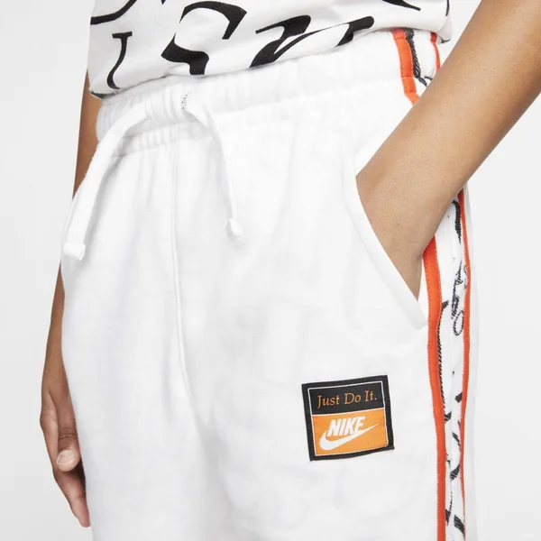 Nike Big Boys Sportswear Jogger Pants - White/Team Orange