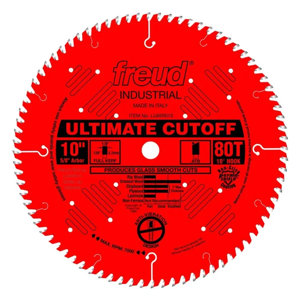 Freud LU85R010 10 inch Ultimate Cut Off Crosscutting Wood Saw Blade (6 Pack) at Spreetail (VMinnovations, VM Express)