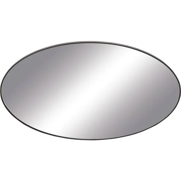 Leeds & Co 31.38x22H x 1.13x22W Contemporary Wood Wall Mirror in Black