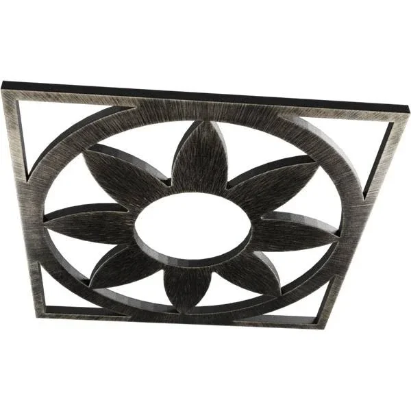 Ekena Millwork CMPP34BLAWS 34x22OD x 11 3/4x22ID x 1x22P Blume Architectural Grade PVC Pierced Ceiling Medallion - Antiqued Warm