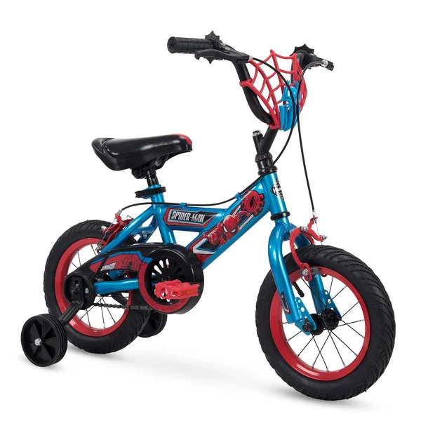 Huffy 12 inch Spider-Man Kid Bike Web Plaque Quick Connect