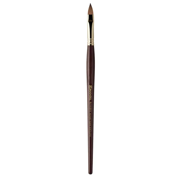 Escoda Reserva Kolinsky-Tajmyr Sable Brush - Filbert, Short Handle, Size 12