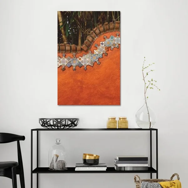 Mexican Tile Canvas Artwork Print by Bethany Young