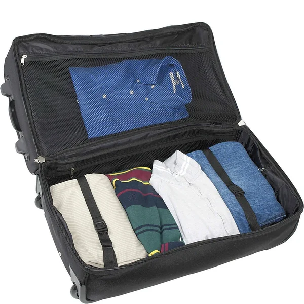 NCAA North Carolina Tar Heels Rolling Drop-Bottom Duffel Bag - 27-inches