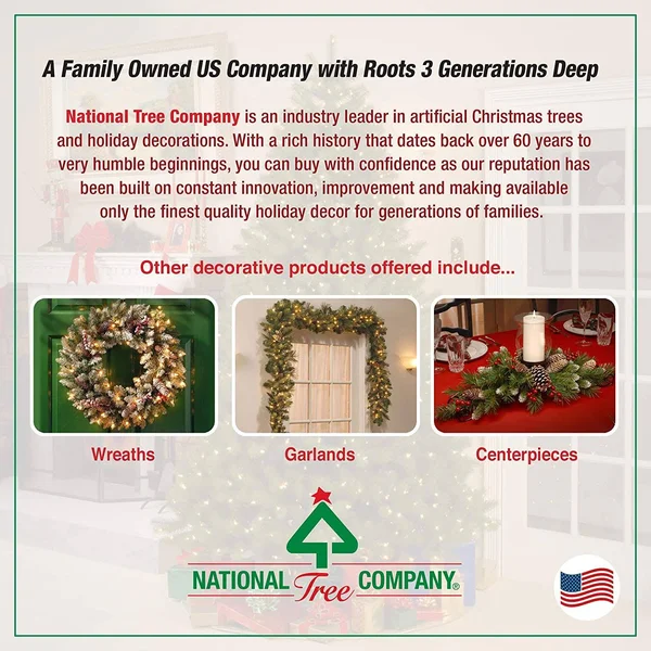 National Tree 7& Feel Real Downswept Douglas Fir Hinged Tree