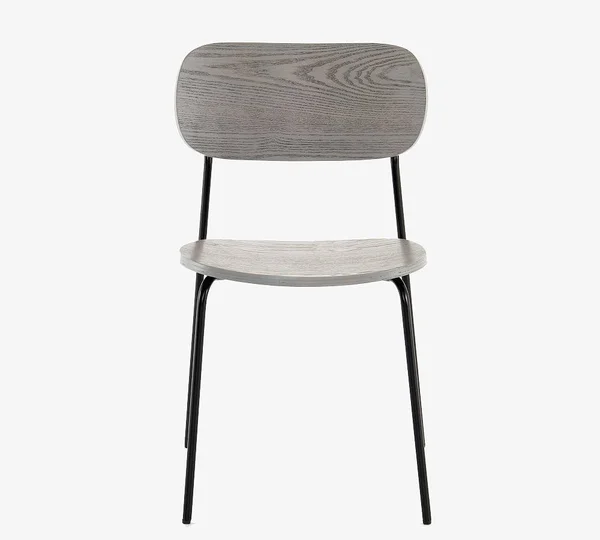 Pottery Barn Ortwin Dining Chair, Slate & Black Iron