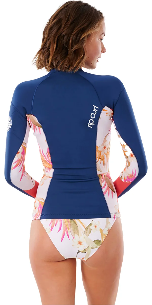 Rip Curl Dawn Patrol Long Sleeve Womens Wetsuit Jacket - Pink