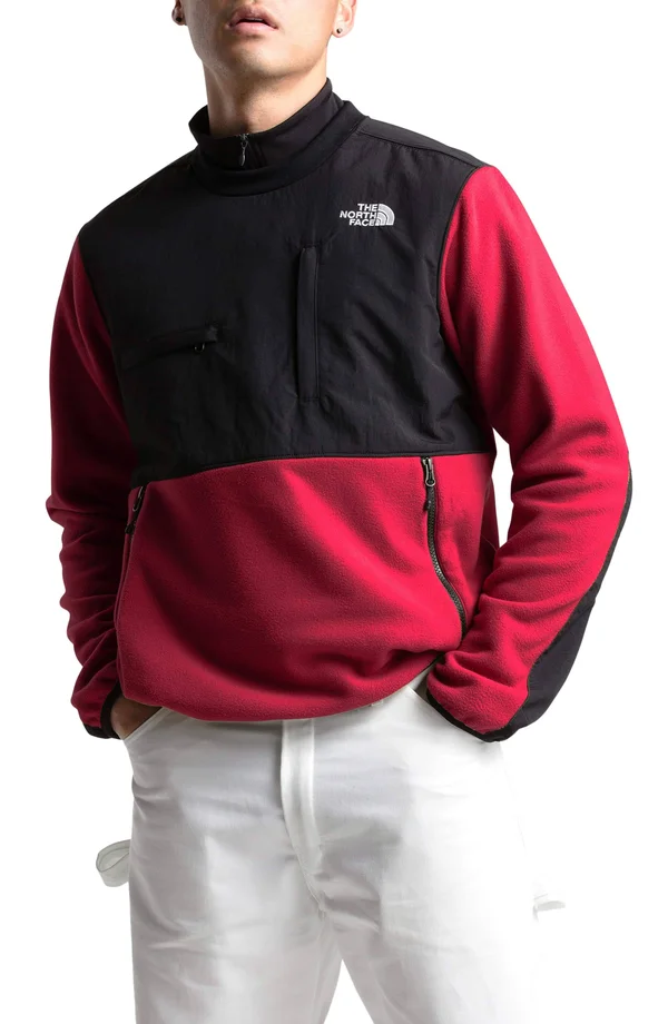 The North Face Men's Denali Crew - Large - TNF Red