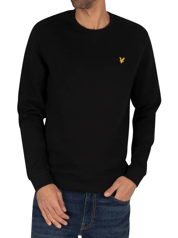 Lyle and Scott Crew Neck Sweatshirt Black