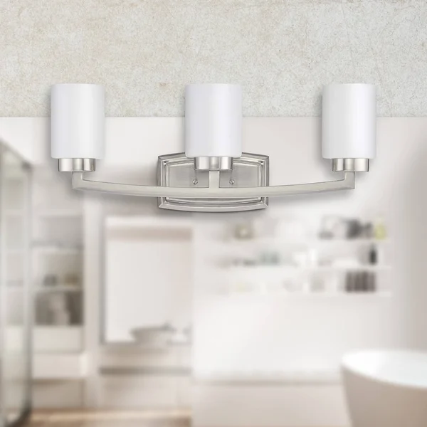 Sunset Lighting-F22013-80-Hadley - 3 Light Bath Vanity Bright Satin