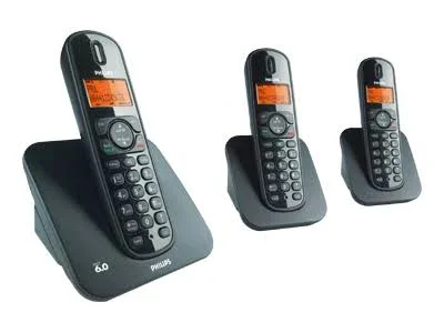 Philips CD1503B Dect Cordless Phone - 3 Handsets
