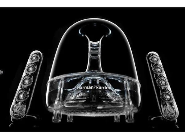 harman/kardon - SoundSticks III 2.1 Multimedia Speaker System (3-Piece) - Clear