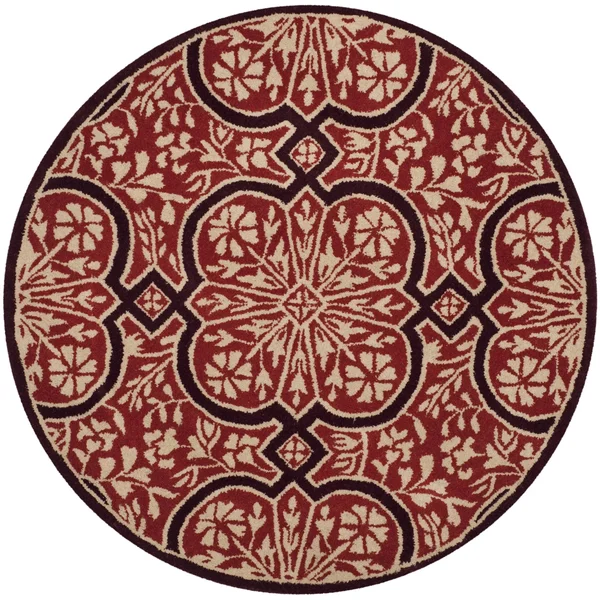 Safavieh Martha Stewart MSR4551A Vermillon 4& Round Area Rug