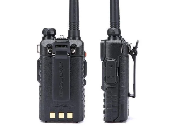 Baofeng UV-5R Dual Band Two Way Radio Black(6 Pack) + 6 Na-771 Antennas and Speaker Mics + 12 1800mAh Batteries + 1 Programming