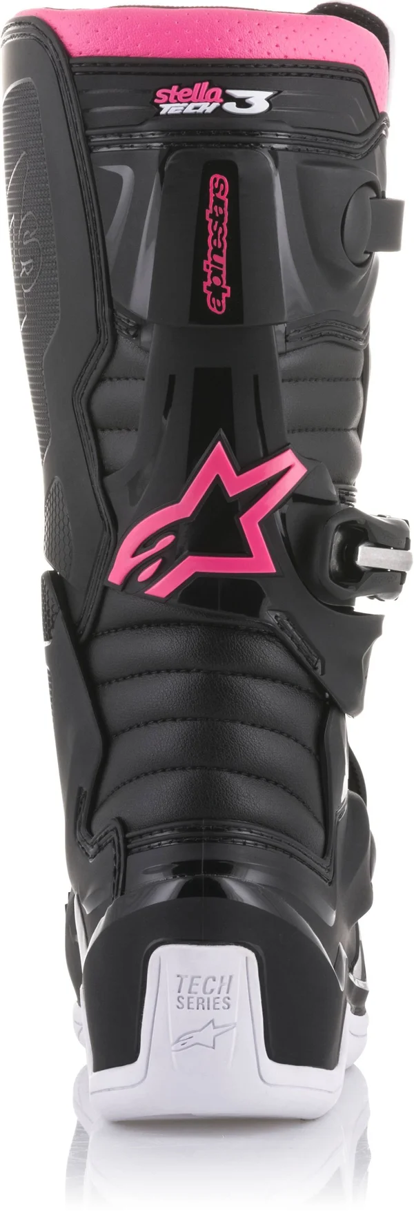 Alpinestars Stella Tech 3 Womens Boots (8 - Black/White/Pink)