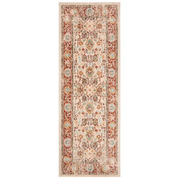 Safavieh SUT405L Sutton Ivory - Brick Area Rug - 9& x 13&