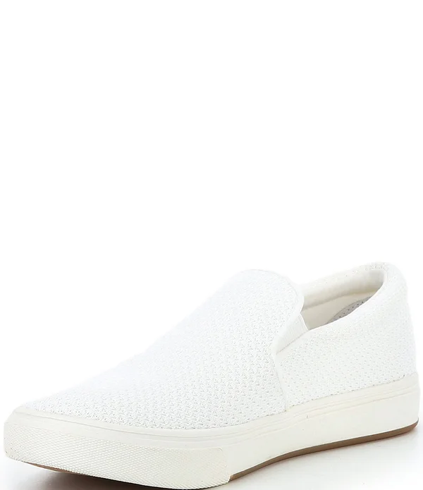 Steve Madden Coulter-M Knit Mesh Slip-On Sneakers, Womens, 7M, Black