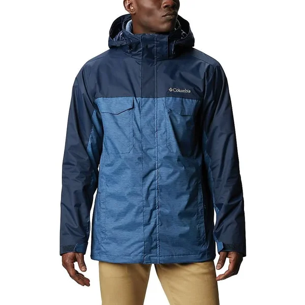 Columbia Men & S Timberline Triple interchange Jacket - Night Tide Jacquard Texture - Coll Navy
