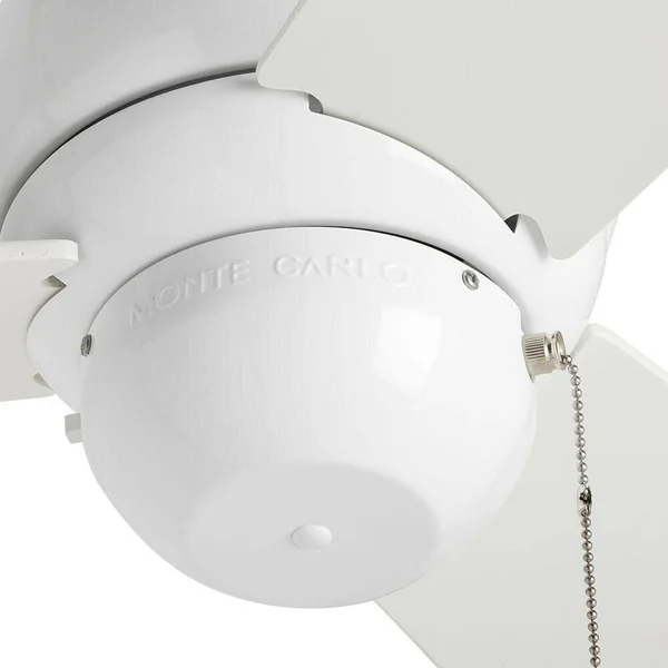 Monte Carlo Micro 24x22 Ceiling Fan - White - White Blades