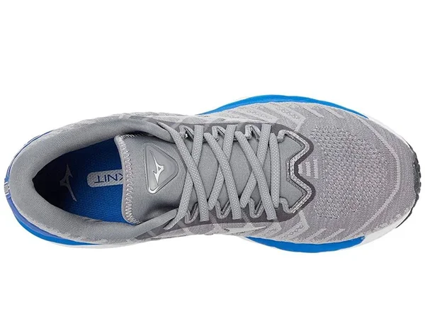 Mizuno Men's Wave Sky 4 Waveknit Running Shoes 13 2E Frost Grey