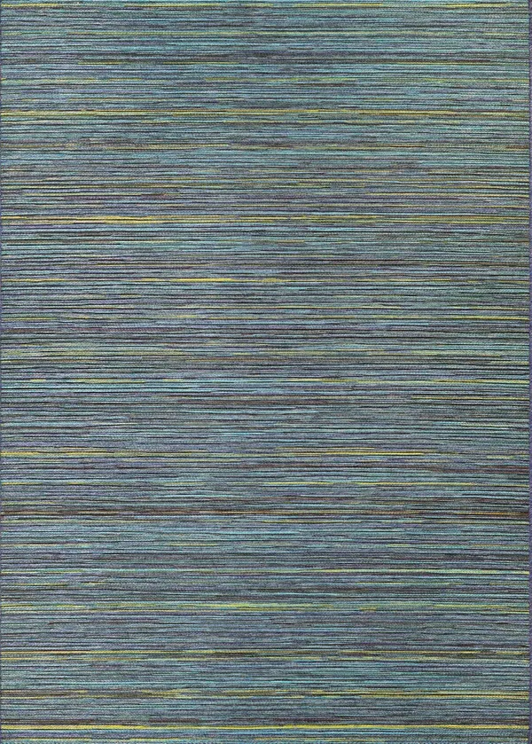 Couristan 3&11x22 x 5&6x22 Teal/Cobalt Cape Hinsdale Area Rug