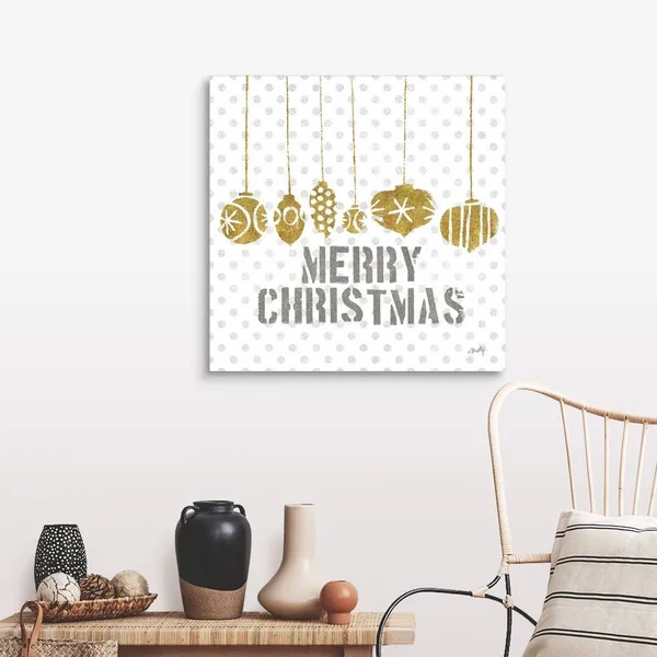 Merry Christmas, Canvas Wall Art, 30x30, Great Big Canvas