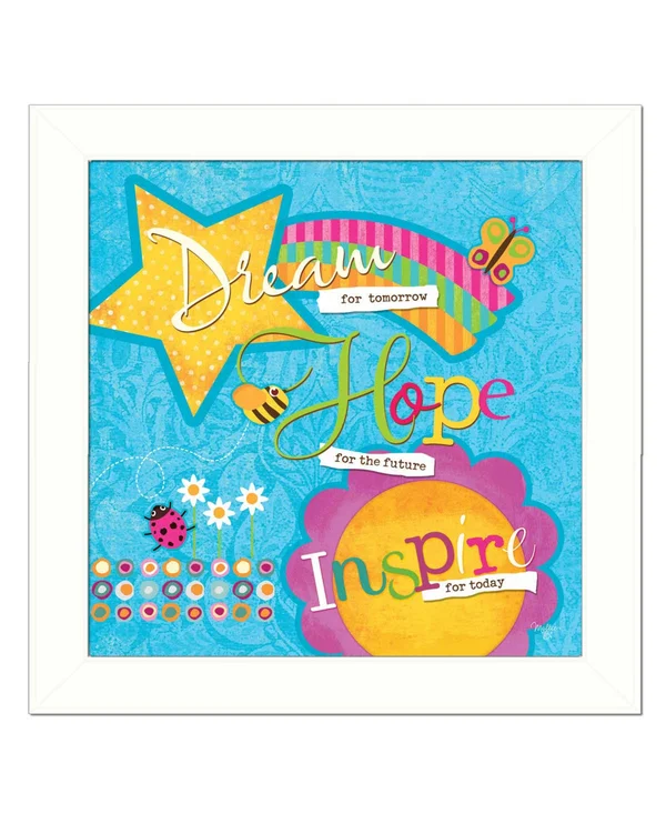 Trendy Decor 4U Dream for Tomorrow Printed Wall Art