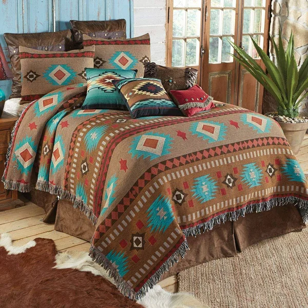Black Forest Decor Canyon Springs Tapestry Coverlet - King