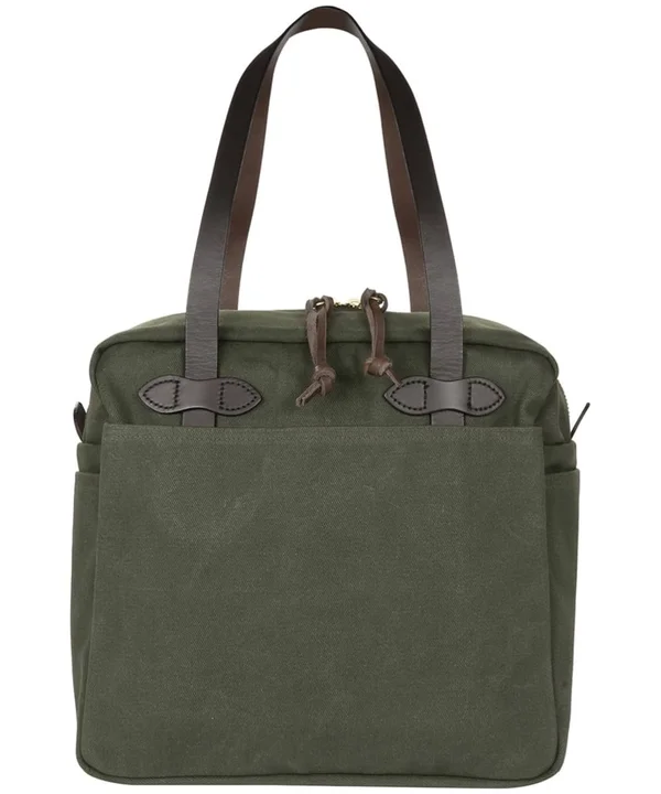 Filson Tote Bag with Zipper Otter Green