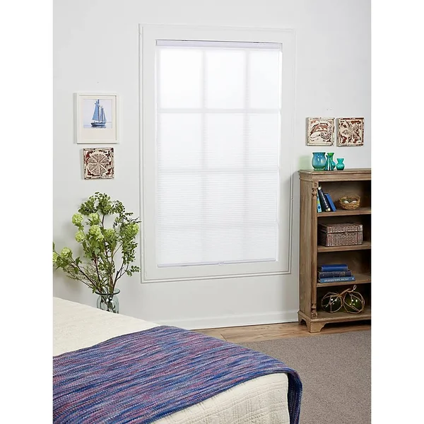 Eco Home Light Filtering 42x22 x 48x22 Cordless Cellular Shade in White